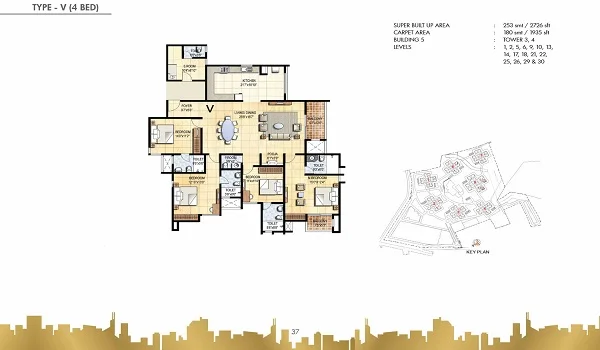 Prestige Ivy Green 3 Bed Floor Plan